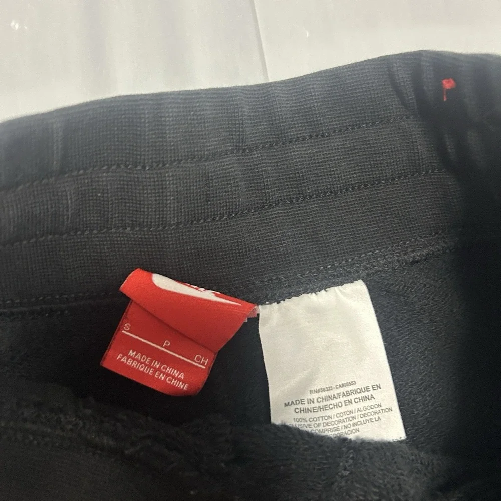 Nike Air Black Shorts Men's Small Black Fleece Wrap Around